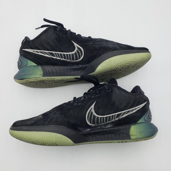 Nike LeBron XXI Tahitian Sneakers 13‎ Mens Dunkman Mid Leather Black - Picture 5 of 16